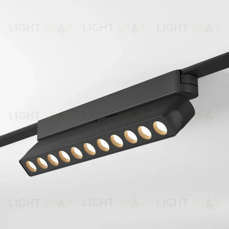 Трековый магнитный однофазный светильник Denkirs Air grill DK5338-BK DK5338-BK