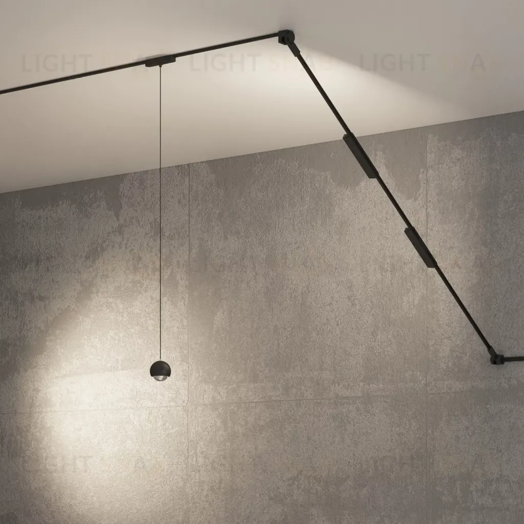 Трековый магнитный однофазный светильник Denkirs Air hang DK5346-BK DK5346-BK