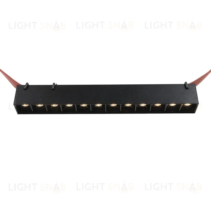 Трековый однофазный светильник Denkirs Belty grill DK5570-BK DK5570-BK