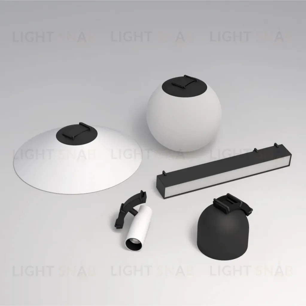 Трековый однофазный светильник Denkirs Belty spot DK5546-BW+BK DK5546-BW+BK