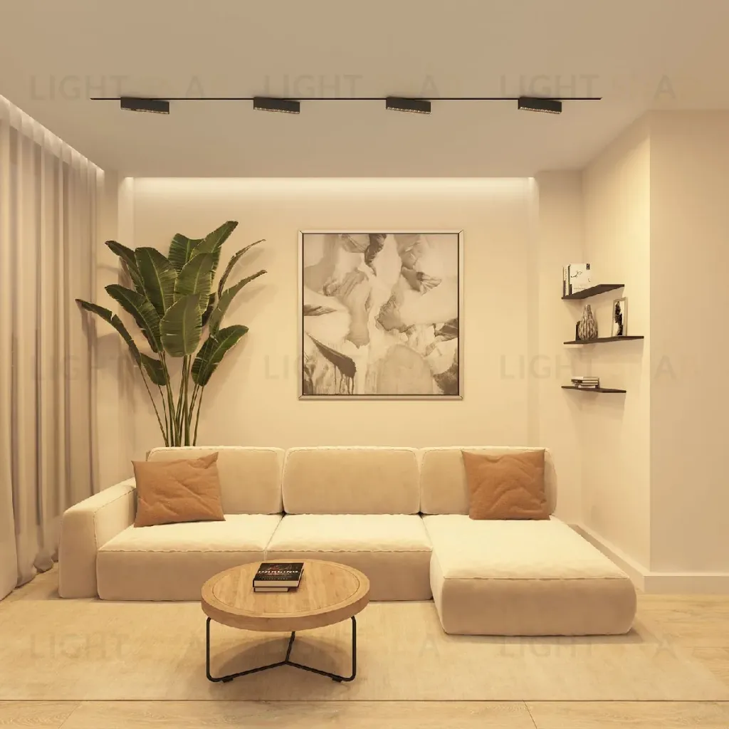 Трековый однофазный светильник Denkirs Edder DK6434-BK DK6434-BK