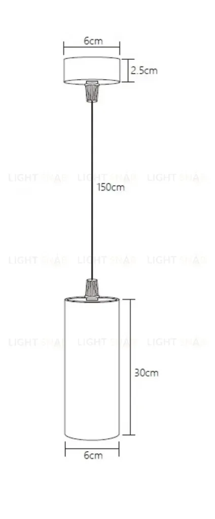 Подвесной светодиодный светильник Fiberli Tube630BW 12110101 12110101