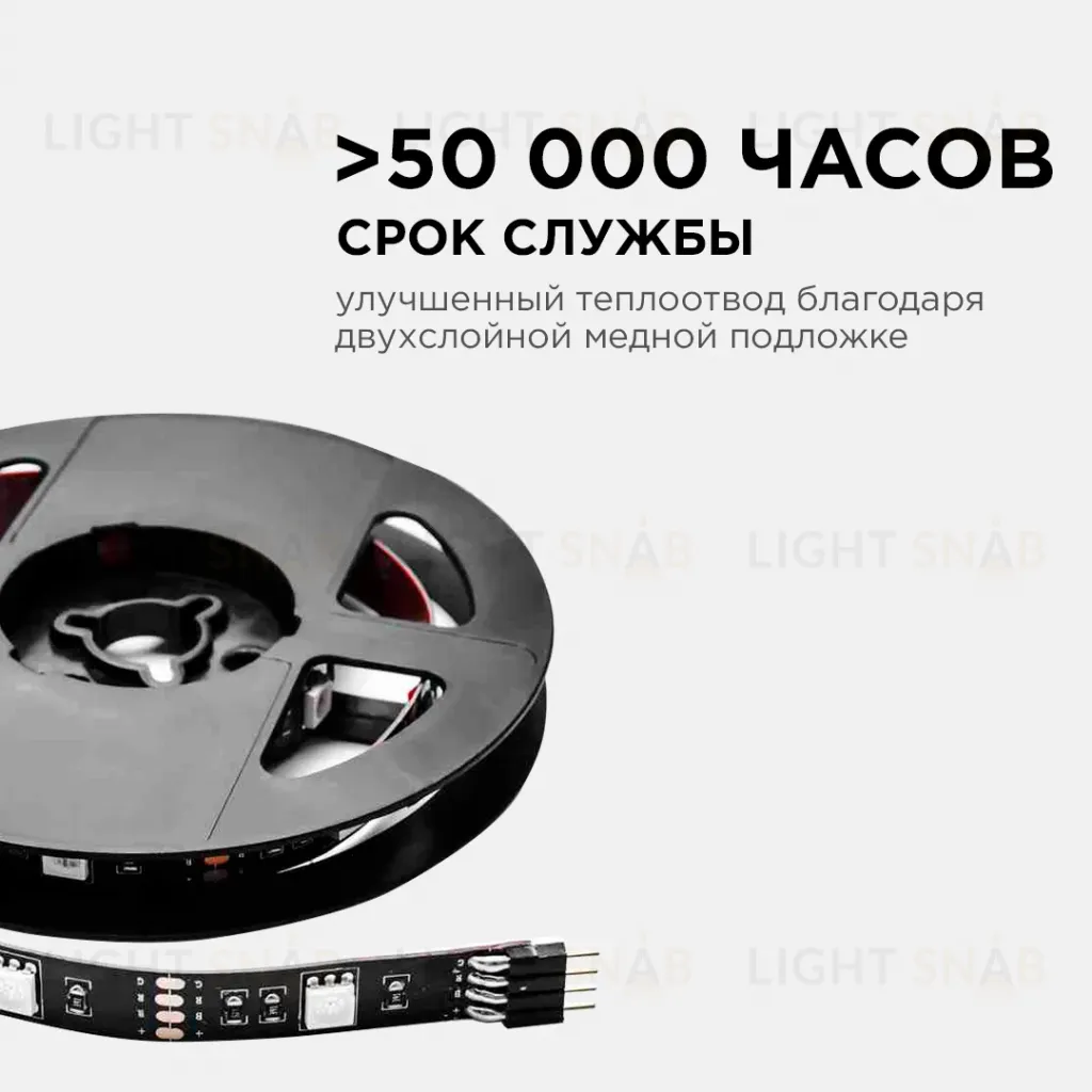 ТВ подсветка, комплект светодиодной ленты Apeyron 5В 5050 7,2Вт/м RGB 0,5м IP20 10-69 10-69