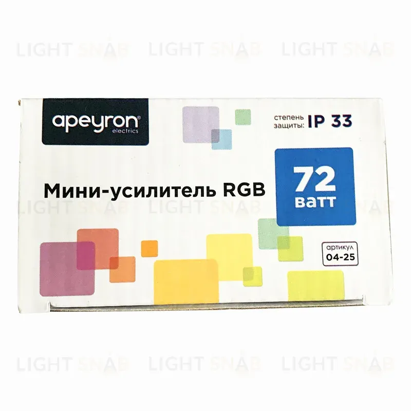 Мини-усилитель RGB Apeyron 04-25 04-25