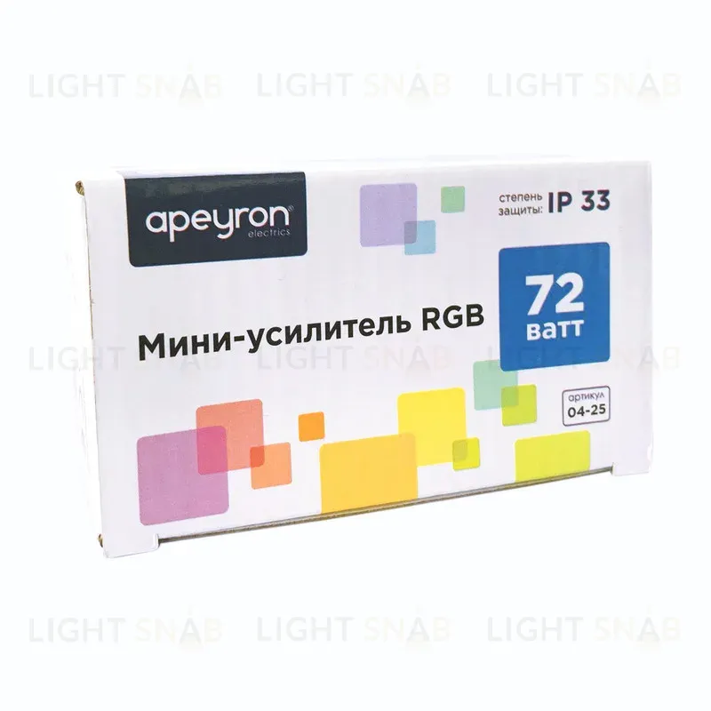 Мини-усилитель RGB Apeyron 04-25 04-25