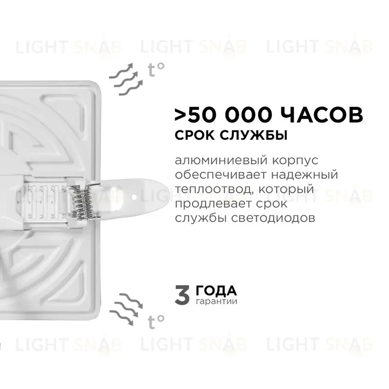 Встраиваемая светодиодная панель Apeyron FLP 06-115 06-115