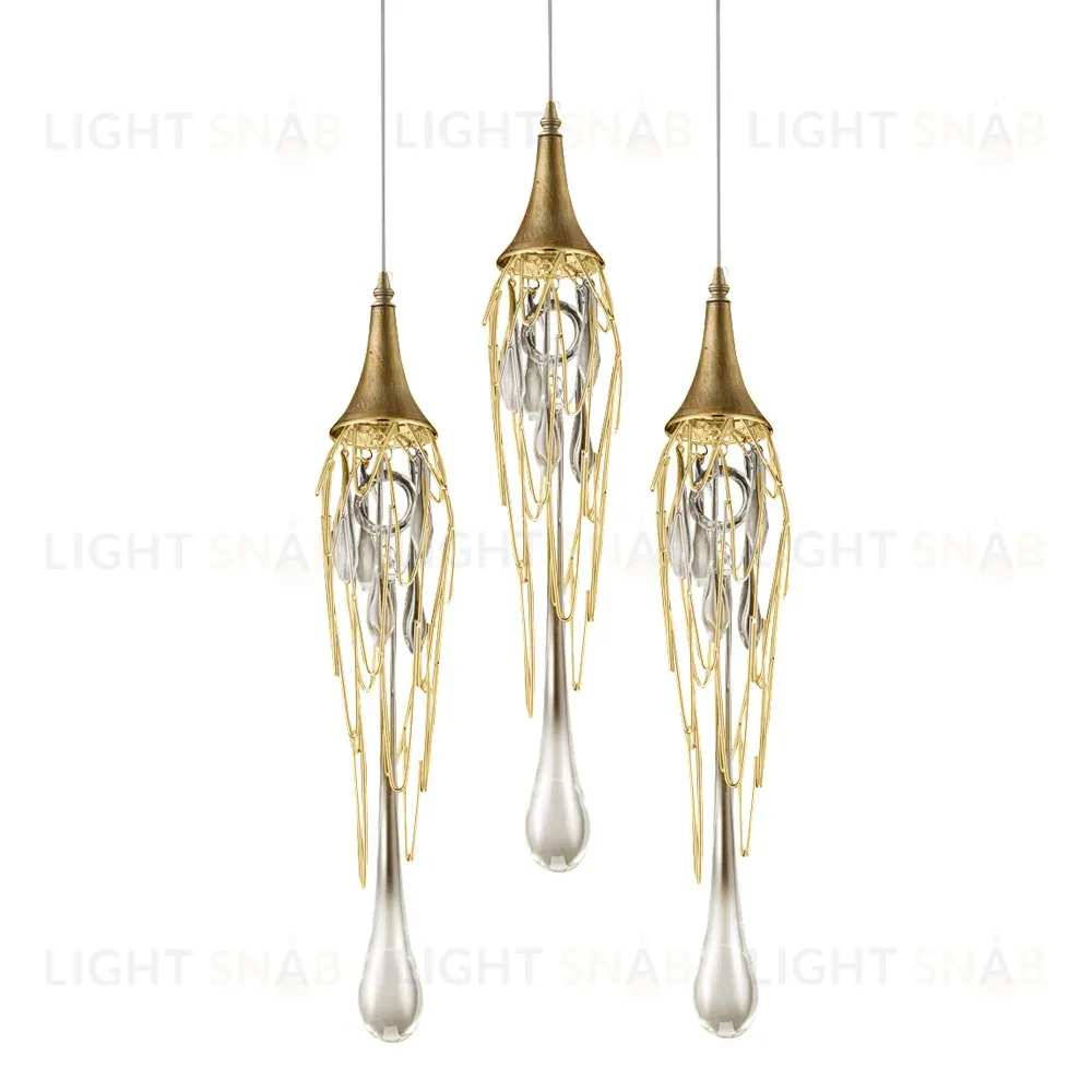 Подвесной светильник DeLight Collection Goddess Tears P68009L-3/R gold P68009L-3/R gold