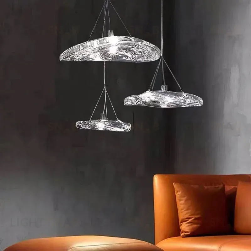 Подвесной светильник DeLight Collection Manta 2049P/D200 silver/clear 2049P/D200 silver/clear