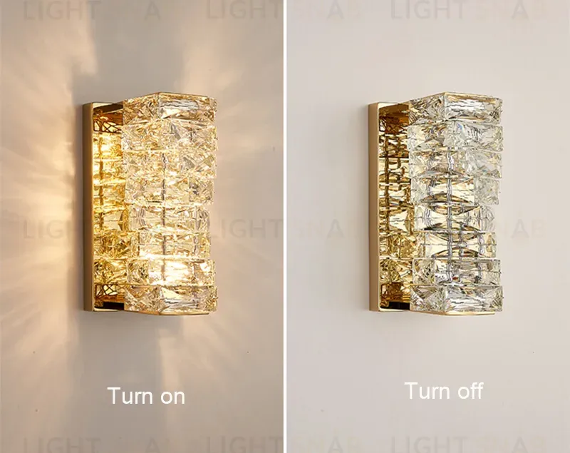 Настенный светильник DeLight Collection Glissando 6005W/S gold/clear 6005W/S gold/clear