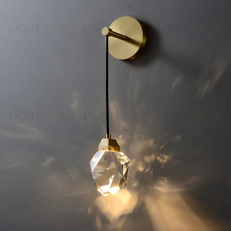 Бра DeLight Collection Crystal rock II 9701W brass 9701W brass
