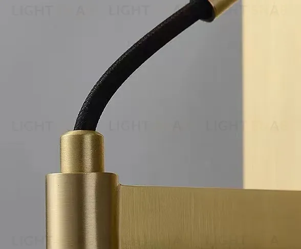 Бра DeLight Collection Wall lamp 8960-1W brass/clear 8960-1W brass/clear