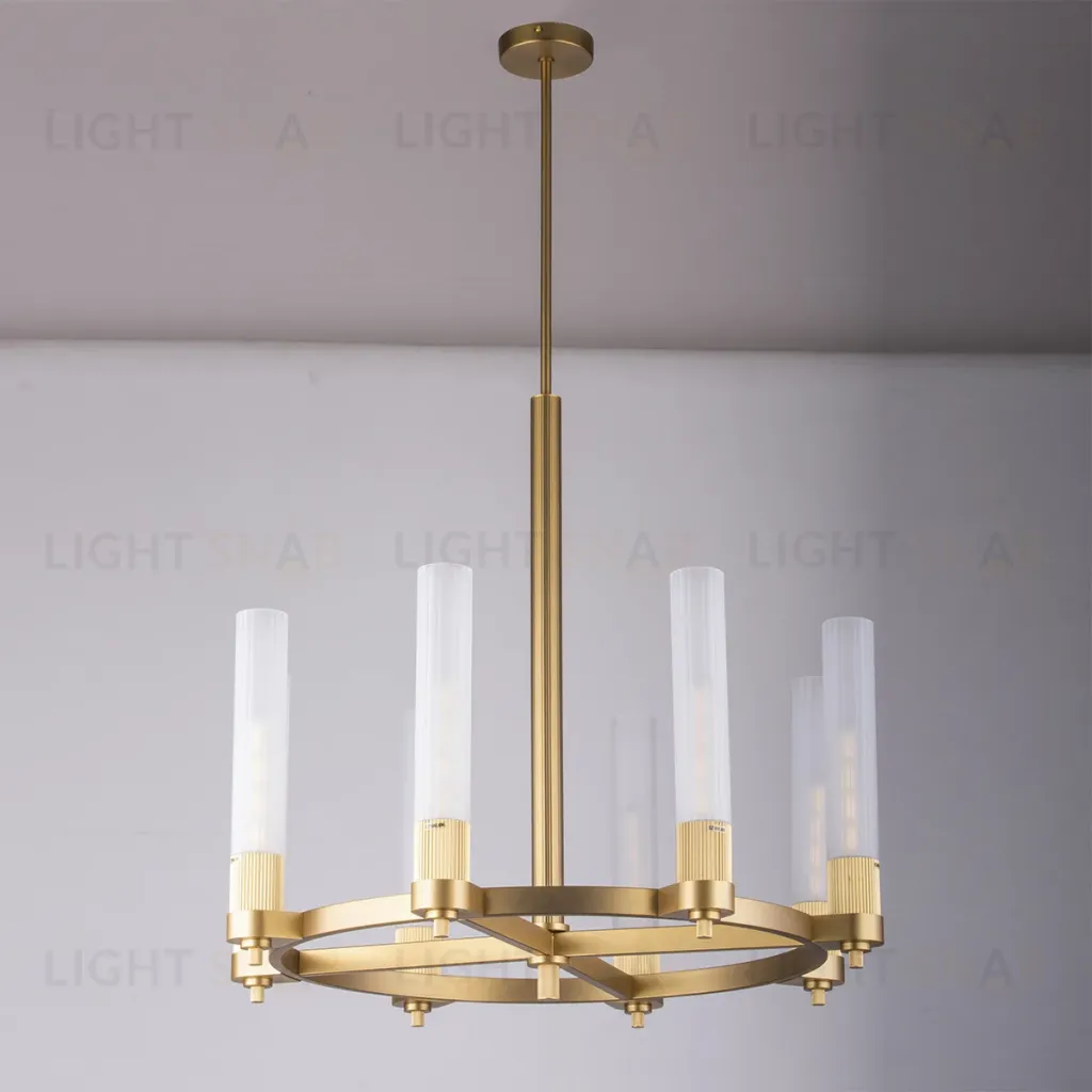 Люстра на штанге DeLight Collection MD2314-8A antique brass MD2314-8A antique brass