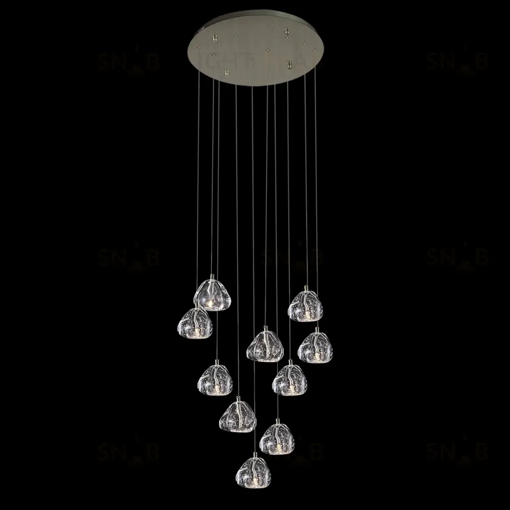 Каскадная люстра DeLight Collection Mizu OM8201015-10 chrome OM8201015-10 chrome