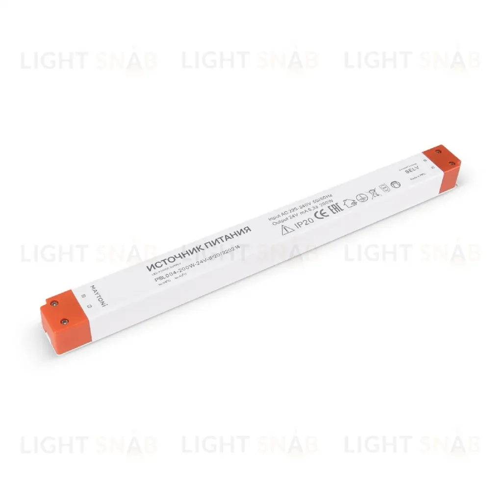 Блок питания для светодиодной ленты Maytoni Led Strip 24В 200Вт IP20 220214 220214