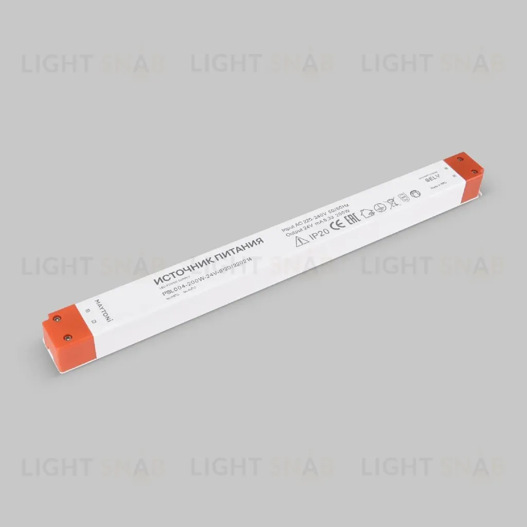 Блок питания для светодиодной ленты Maytoni Led Strip 24В 200Вт IP20 220214 220214