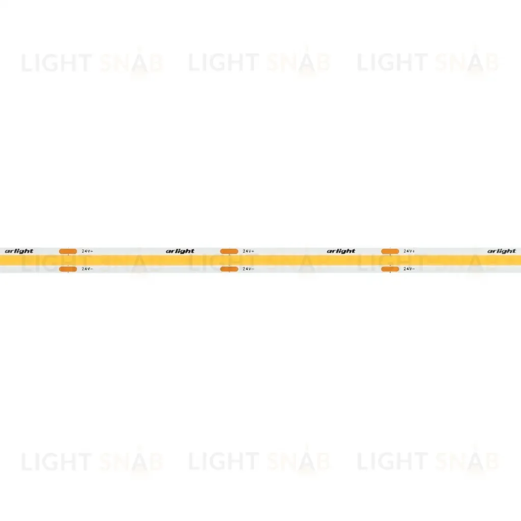 Светодиодная лента Arlight COB-X480-8mm 24V Warm3500 (8 W/m, IP20, CSP, 5m) 044575 044575