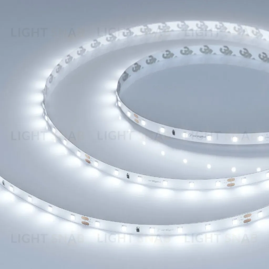 Светодиодная лента Arlight UL-A60-8mm 24V White6000 (7.2 W/m, IP20, 5m) 044052 044052