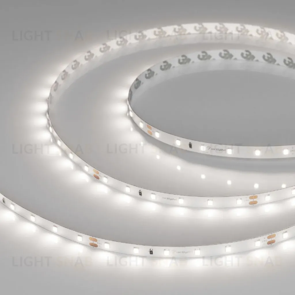 Светодиодная лента Arlight UL-A60-8mm 24V Day5000 (7.2 W/m, IP20, 5m) 044053 044053
