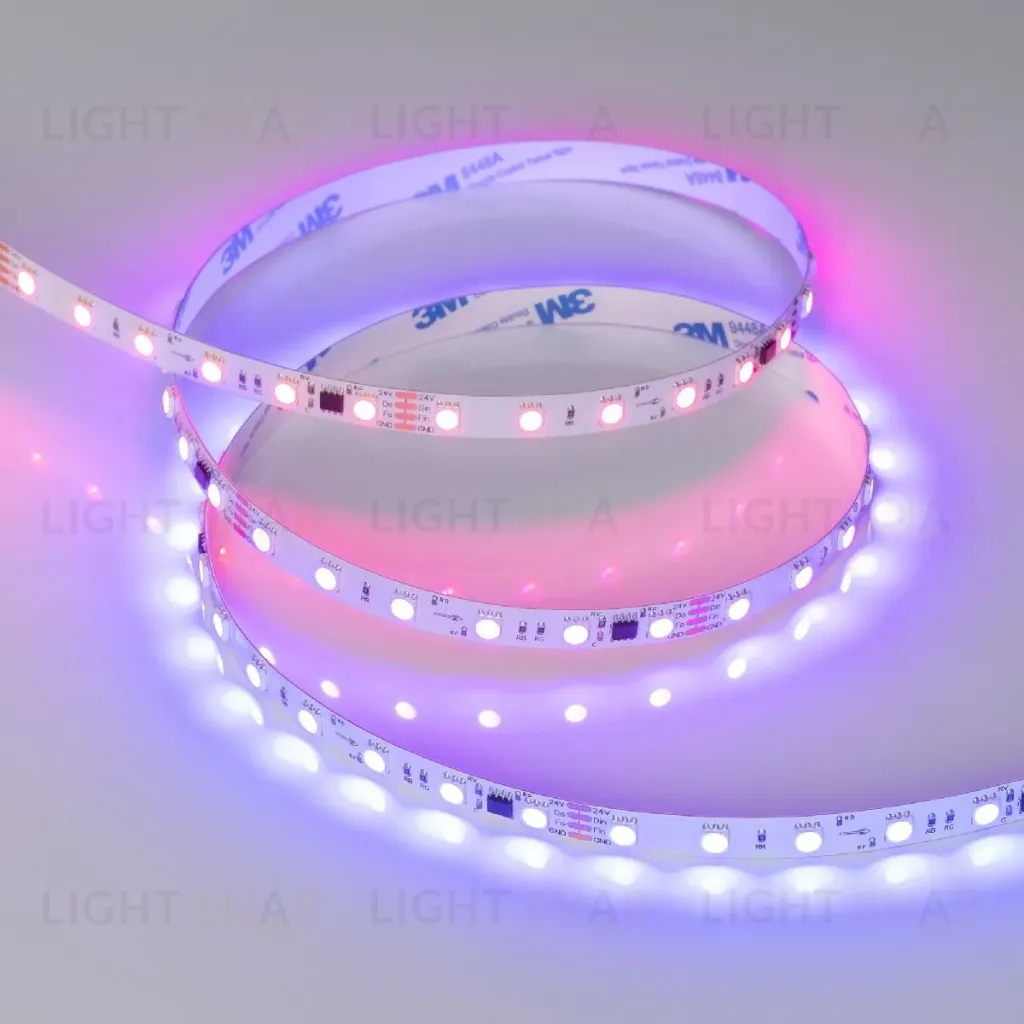 Светодиодная лента Arlight SPI-F140-10mm 24V RGB-PX7-BPT (22 W/m, IP20, 3535, 5m) 043132 043132