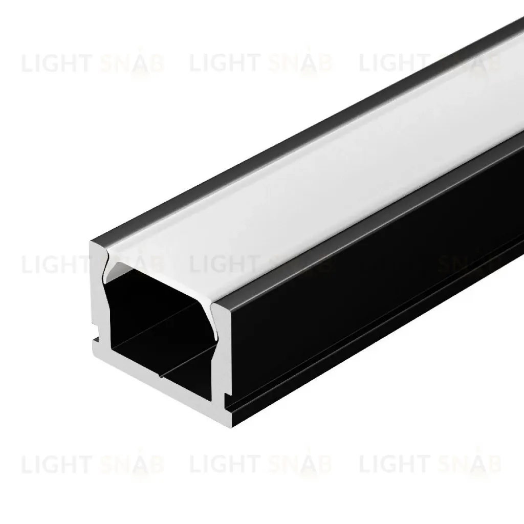 Алюминиевый профиль Arlight PIK-1007-2000 ANOD BLACK 045492 045492