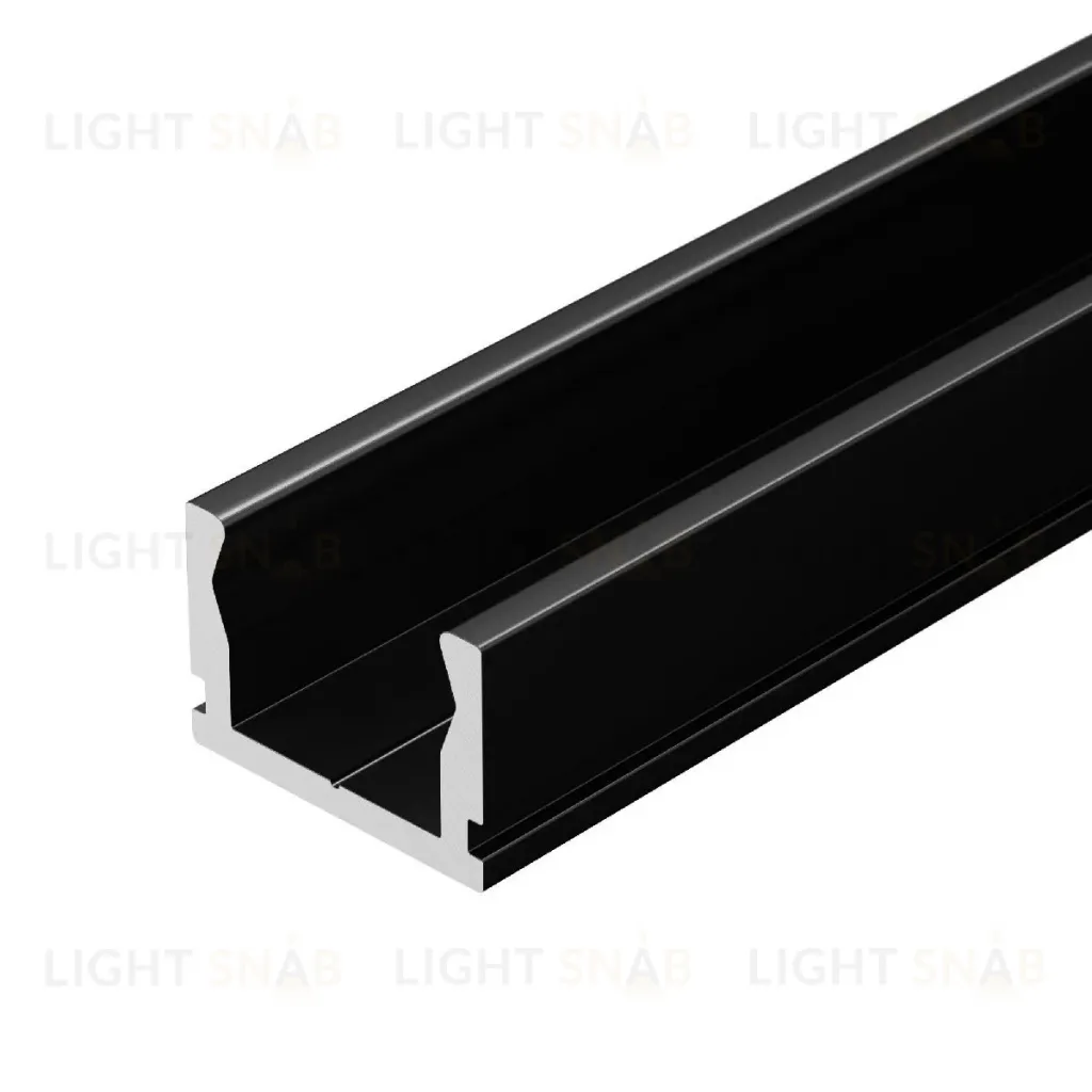 Алюминиевый профиль Arlight PIK-1007-2000 ANOD BLACK 045492 045492
