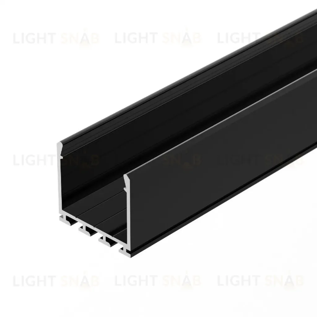 Алюминиевый профиль Arlight PLS-LOCK-H25-3000 ANOD Black 044847 044847