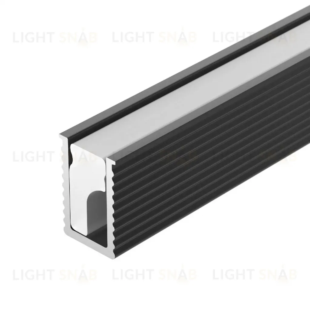 Алюминиевый профиль Arlight SL-MINI-6-H9-2000 ANOD BLACK 044082 044082