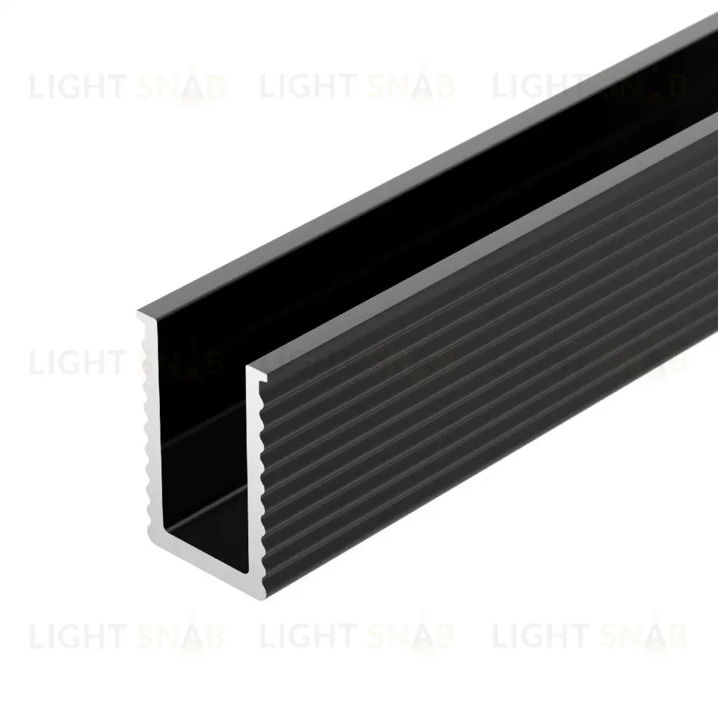 Алюминиевый профиль Arlight SL-MINI-6-H9-2000 ANOD BLACK 044082 044082