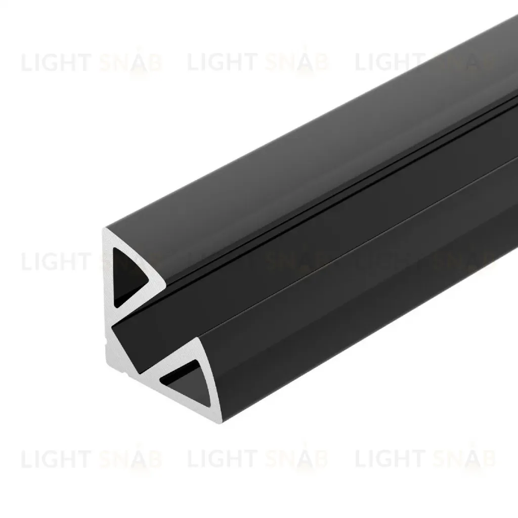 Алюминиевый профиль Arlight SL-KANT-H11-2000 ANOD BLACK 044086 044086