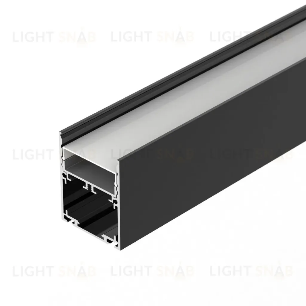 Алюминиевый профиль Arlight SL-LINE-4050-3L-2000 ANOD BLACK 044670 044670