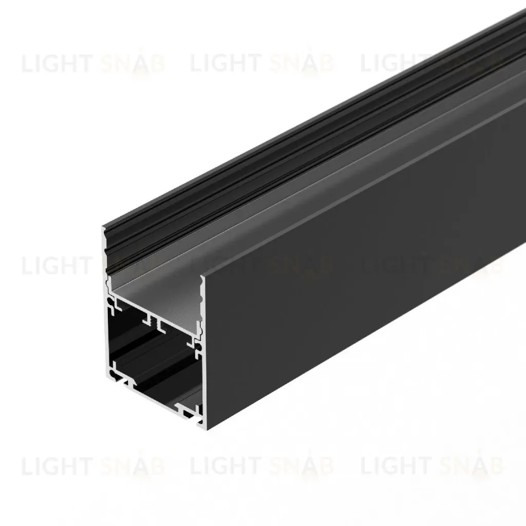 Алюминиевый профиль Arlight SL-LINE-4050-3L-2000 ANOD BLACK 044670 044670