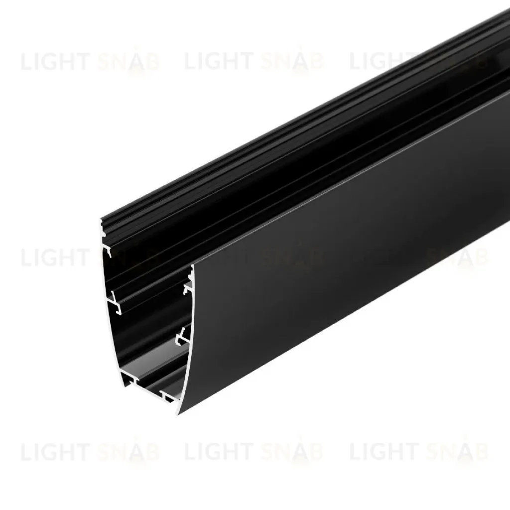Алюминиевый профиль Arlight LINE-5075-U-HONEYCOMB-2000 BLACK 044885 044885