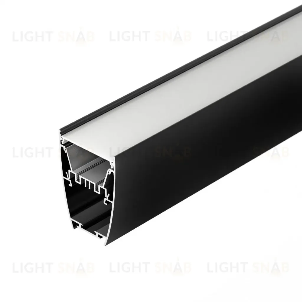 Алюминиевый профиль Arlight LINE-5075-U-HONEYCOMB-2000 BLACK 044885 044885