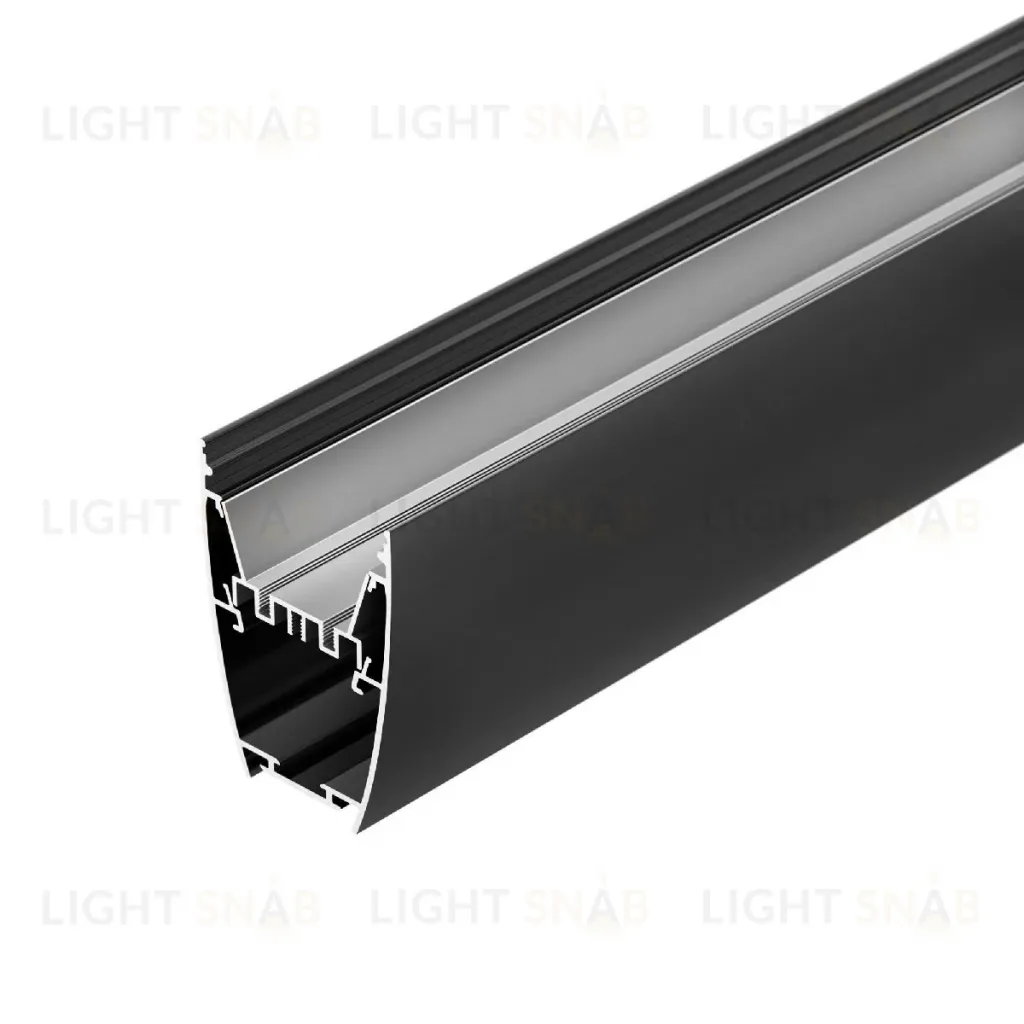 Алюминиевый профиль Arlight LINE-5075-U-HONEYCOMB-2000 BLACK 044885 044885