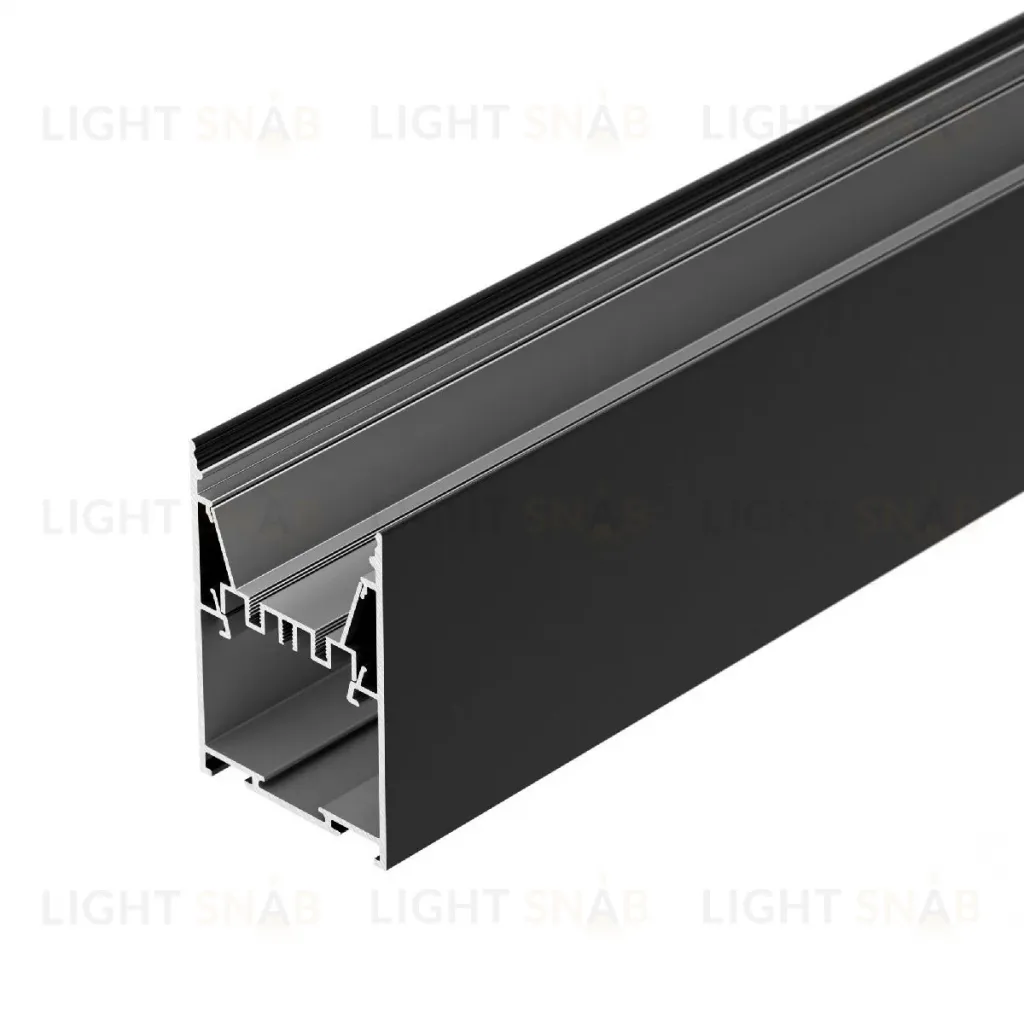 Алюминиевый профиль Arlight LINE-5075-HONEYCOMB-2000 BLACK 044874 044874