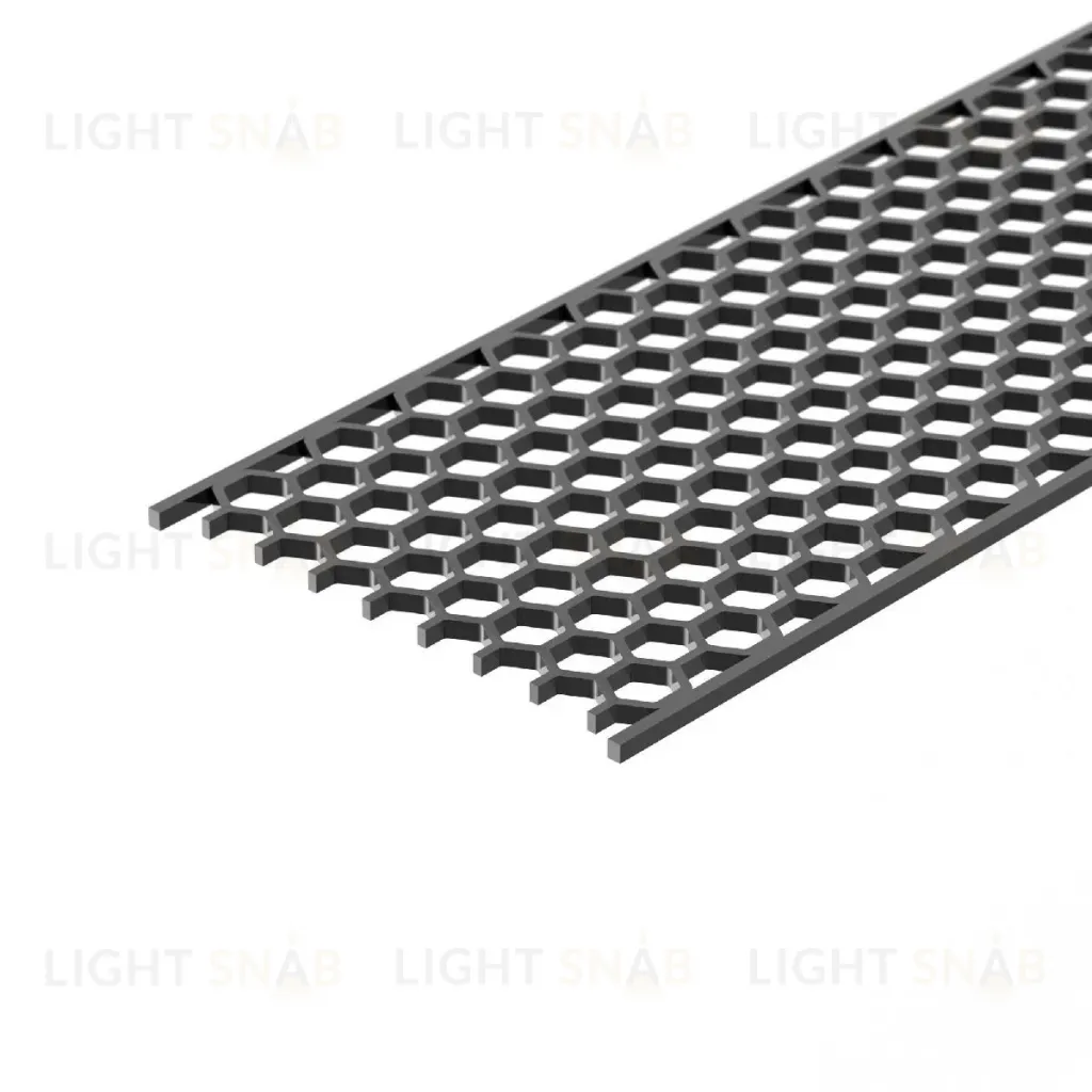 Решетка антибликовая Arlight LINE-5075-HONEYCOMB BLACK 044883 044883