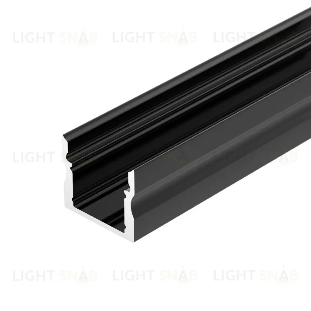 Алюминиевый профиль Arlight LINE-1715-2000 ANOD BLACK 044275 044275
