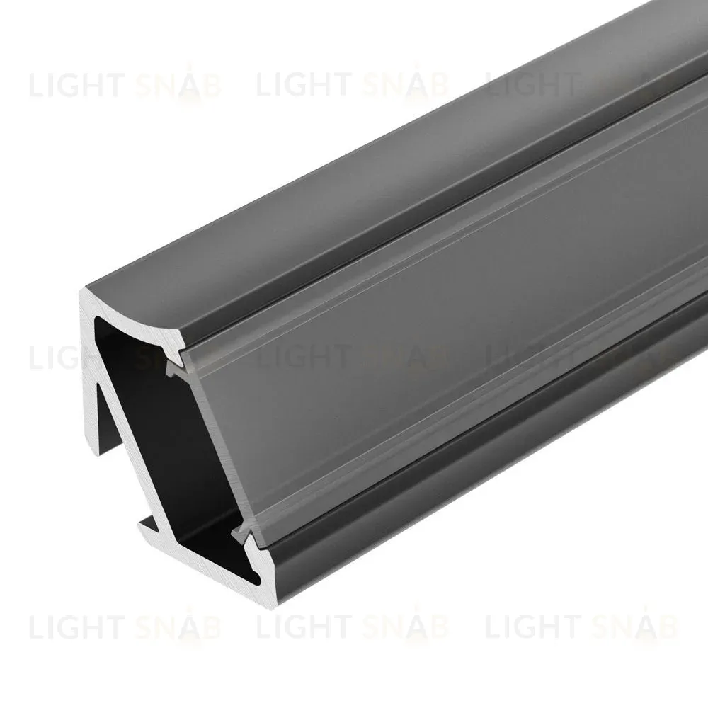 Алюминиевый профиль Arlight ALM-V60-2020 ANOD Black 026694(1) 026694(1)