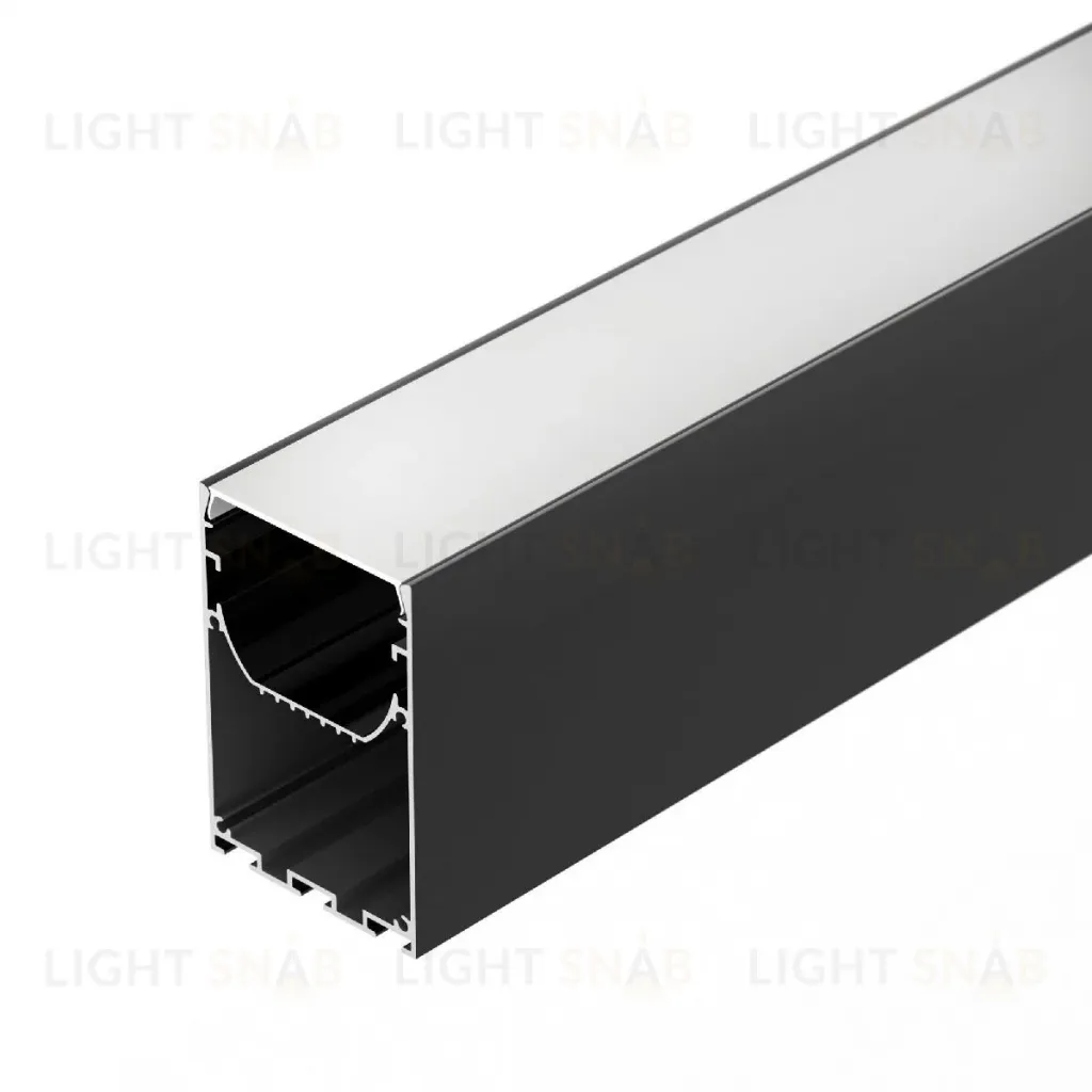 Алюминиевый профиль Arlight LINE-S-5075-2500 BLACK 041848 041848