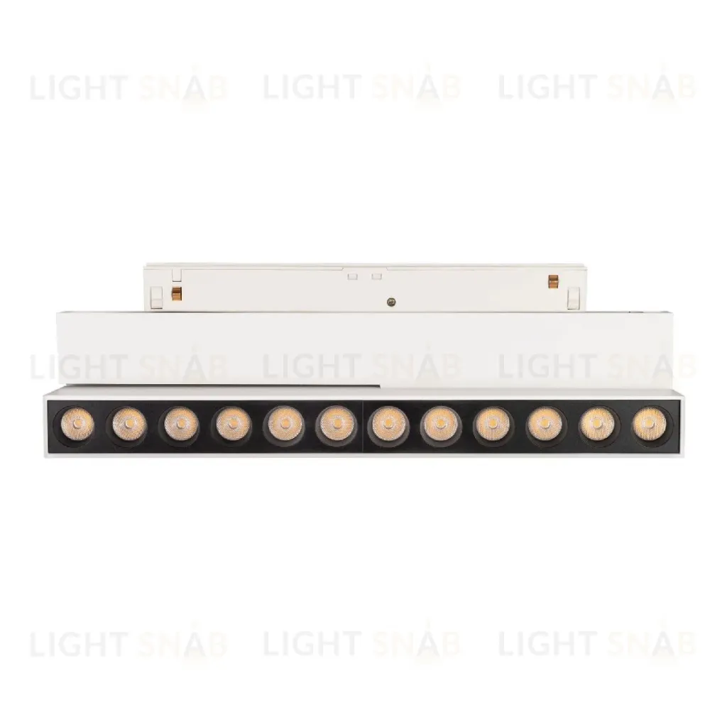 Трековый магнитный светильник Arlight MAG-ORIENT-DOTS-FOLD-S230-12W Day4000 (WH, 30 deg, 48V) 045034 045034