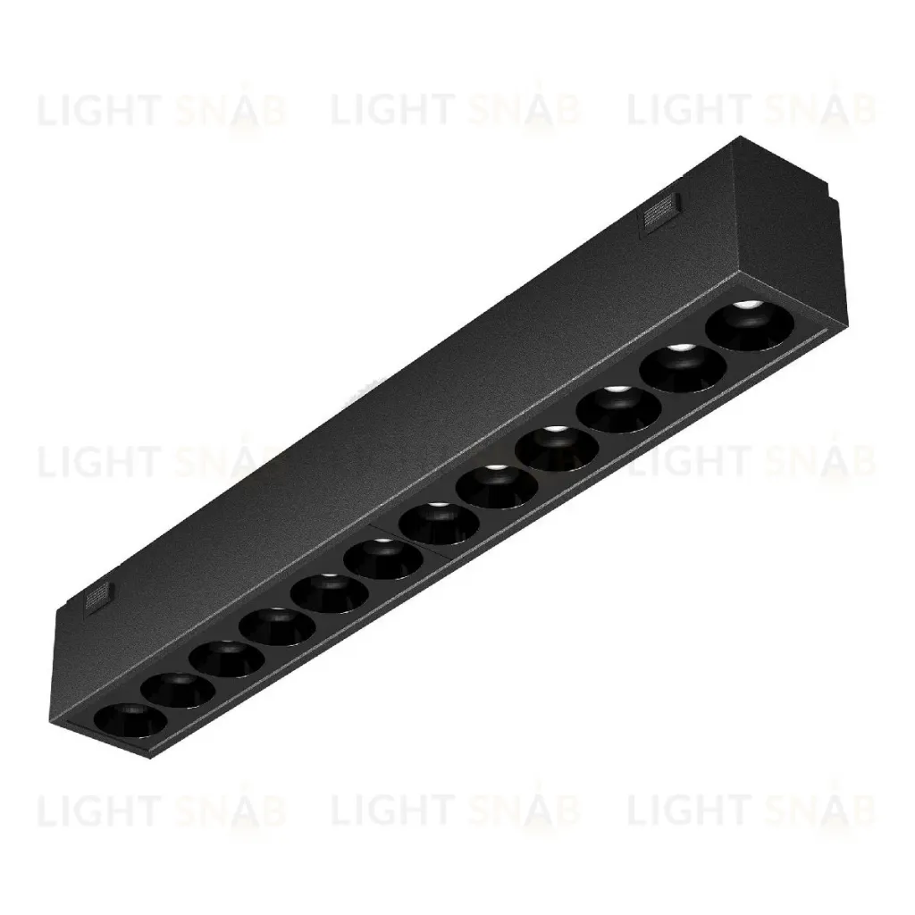 Трековый магнитный светильник Arlight MAG-VIBE-LASER-L197-12W Day4000-MIX (BK, 24 deg, 48V, DALI) 044419 044419