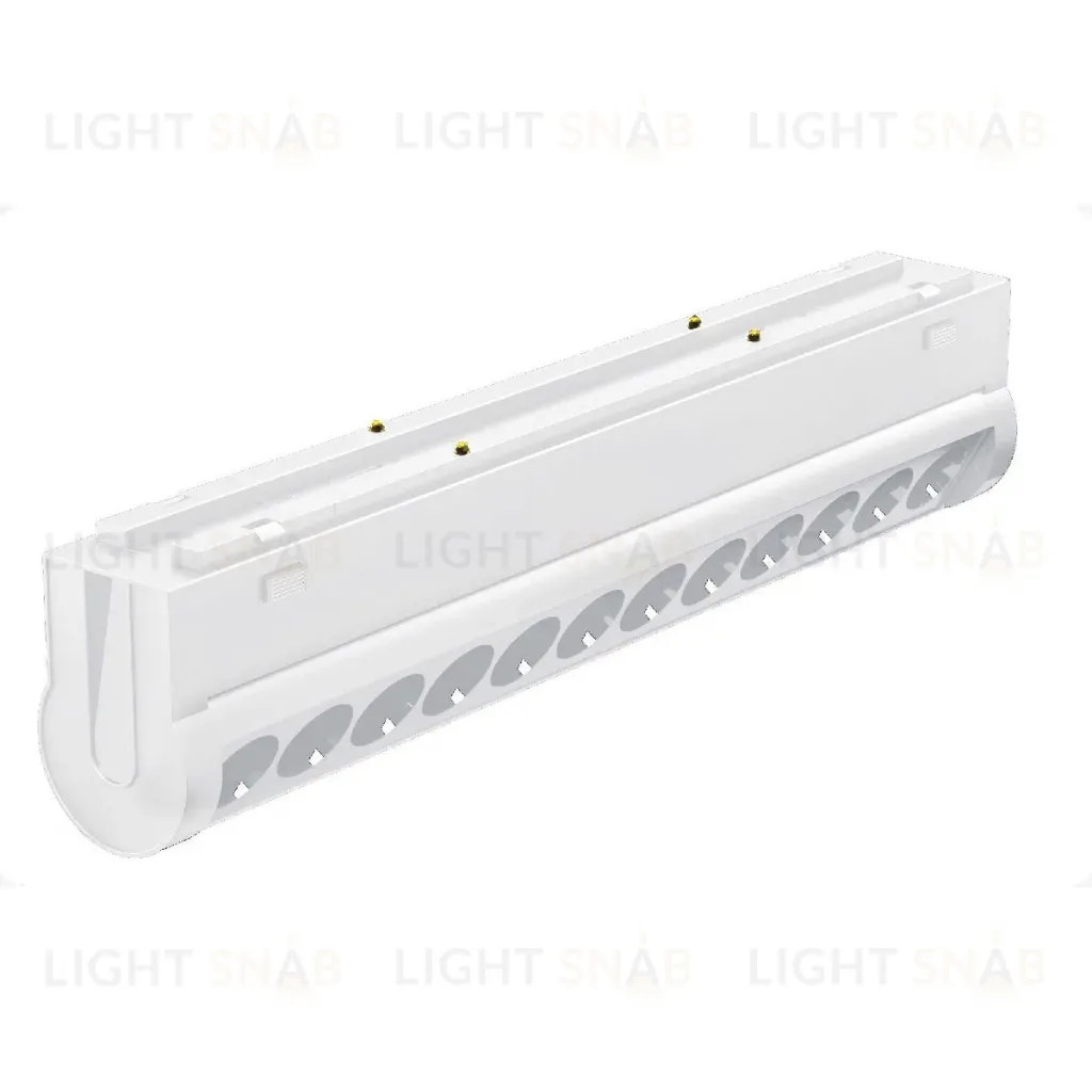 Трековый магнитный светильник Arlight MAG-VIBE-LASER-TURN-L209-12W Day4000 (WH, 24 deg, 48V) 044429 044429