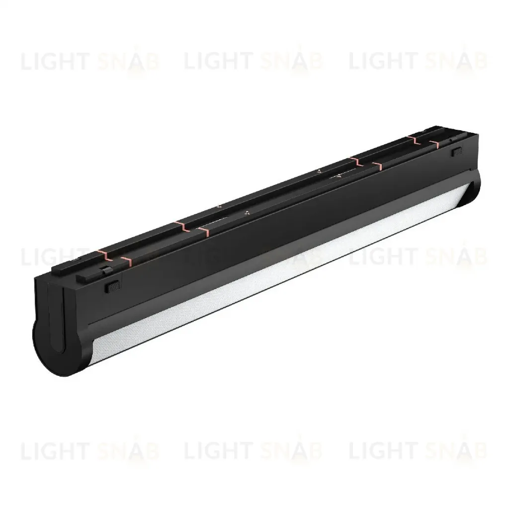 Трековый магнитный светильник Arlight MAG-VIBE-FLAT-TURN-L305-12W Day4000-MIX (BK, 110 deg, 48V, DALI) 044441 044441