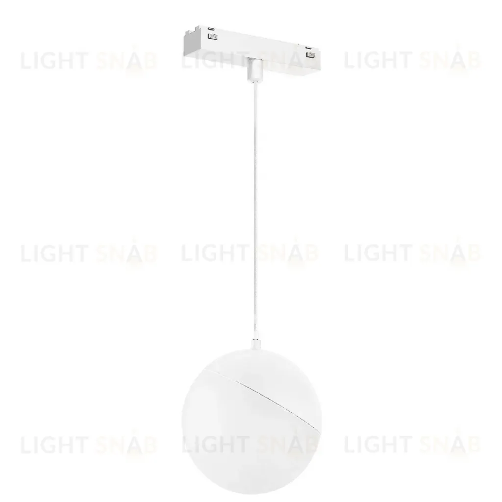 Трековый магнитный светильник Arlight MAG-VIBE-EMISFERO-HANG-R100-6W Warm3000 (WH, 130 deg, 48V) 044456 044456