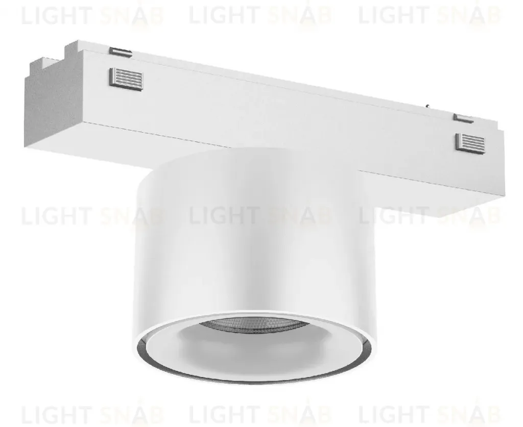 Трековый магнитный светильник Arlight MAG-VIBE-POINT-R75-10W Day4000 (WH, 24 deg, 48V) 044467 044467