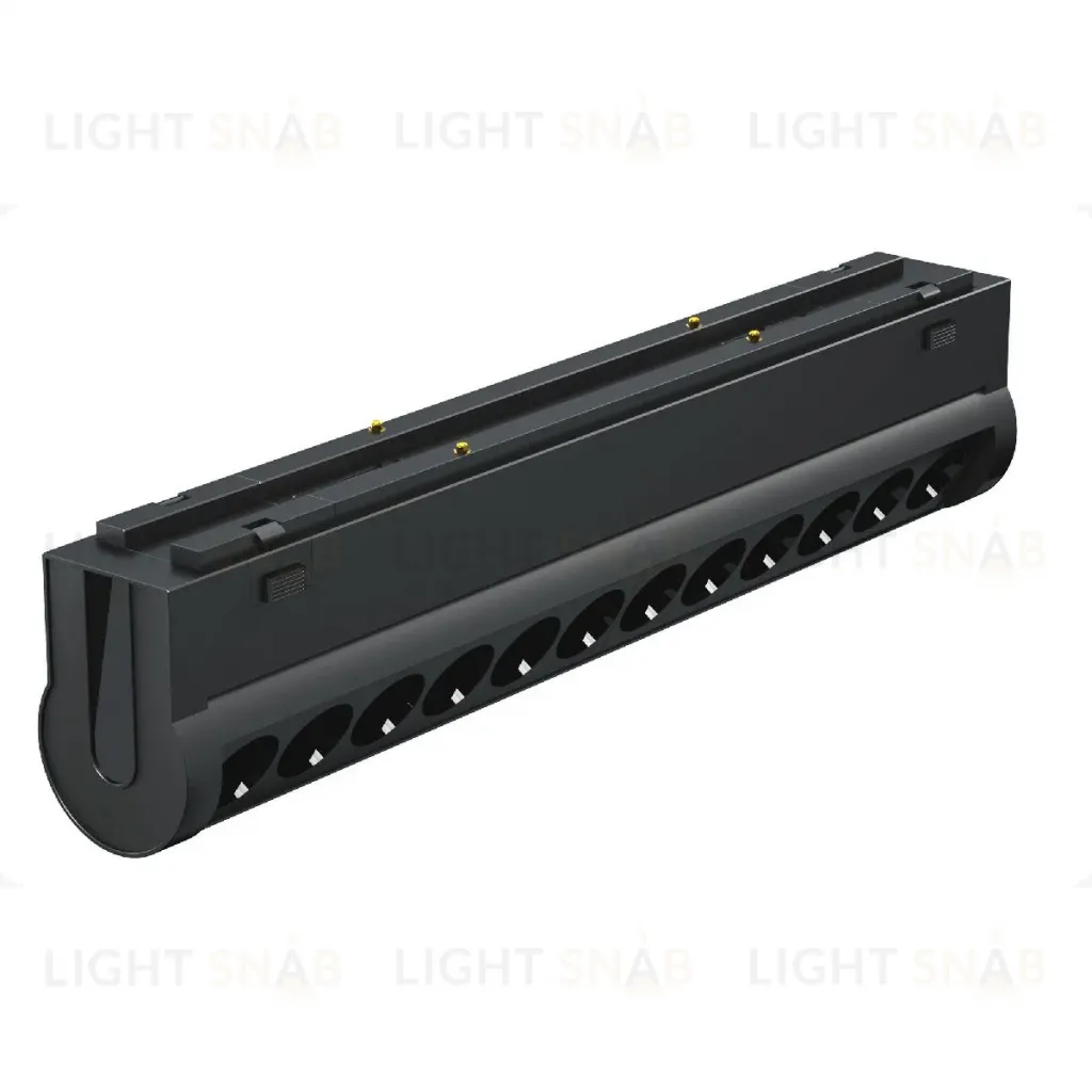 Трековый магнитный светильник Arlight MAG-VIBE-LASER-TURN-L209-12W Day4000-MIX (BK, 24 deg, 48V, DALI) 044425 044425
