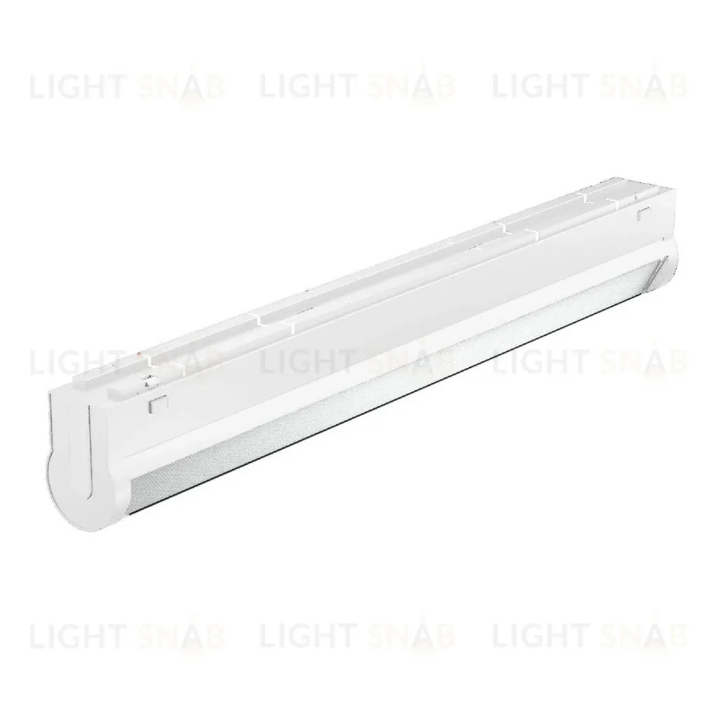 Трековый магнитный светильник Arlight MAG-VIBE-FLAT-TURN-L305-12W Warm3000 (WH, 110 deg, 48V) 044448 044448