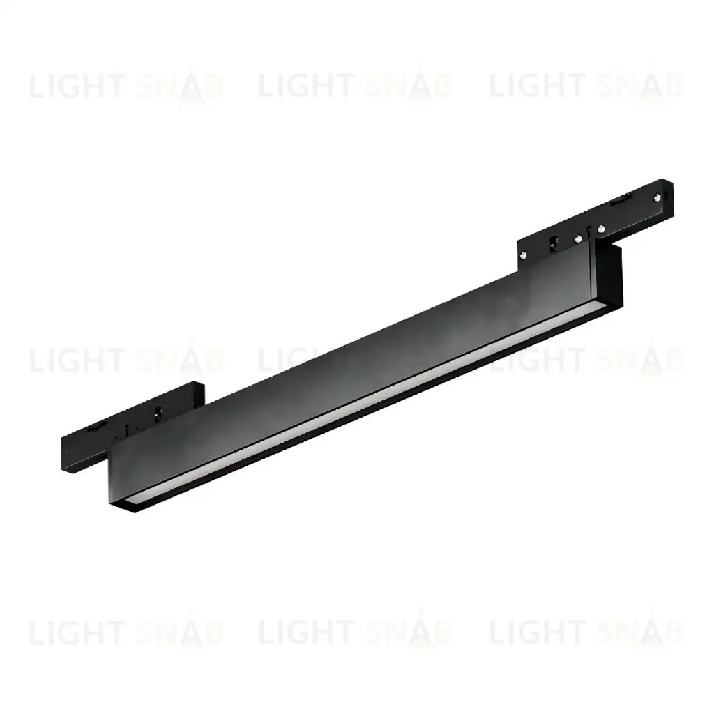 Трековый магнитный светильник Arlight MAG-MICROCOSM-FLAT-L300-8W Warm3000 (BK, 100 deg, 24V) 043271 043271