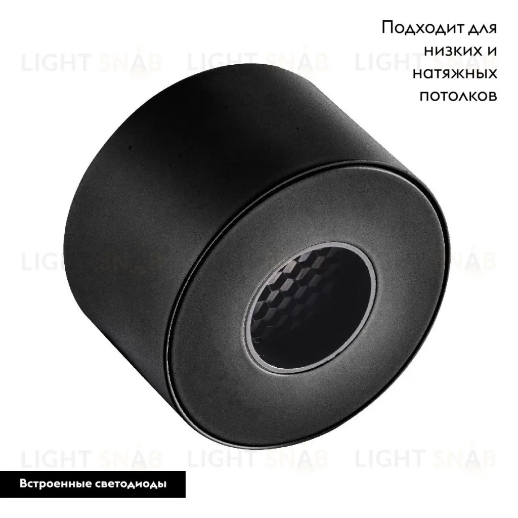 Трековый магнитный светильник Arlight MAG-MICROCOSM-POINT-R60-5W Day4000 (BK, 36 deg, 24V) 043257 043257
