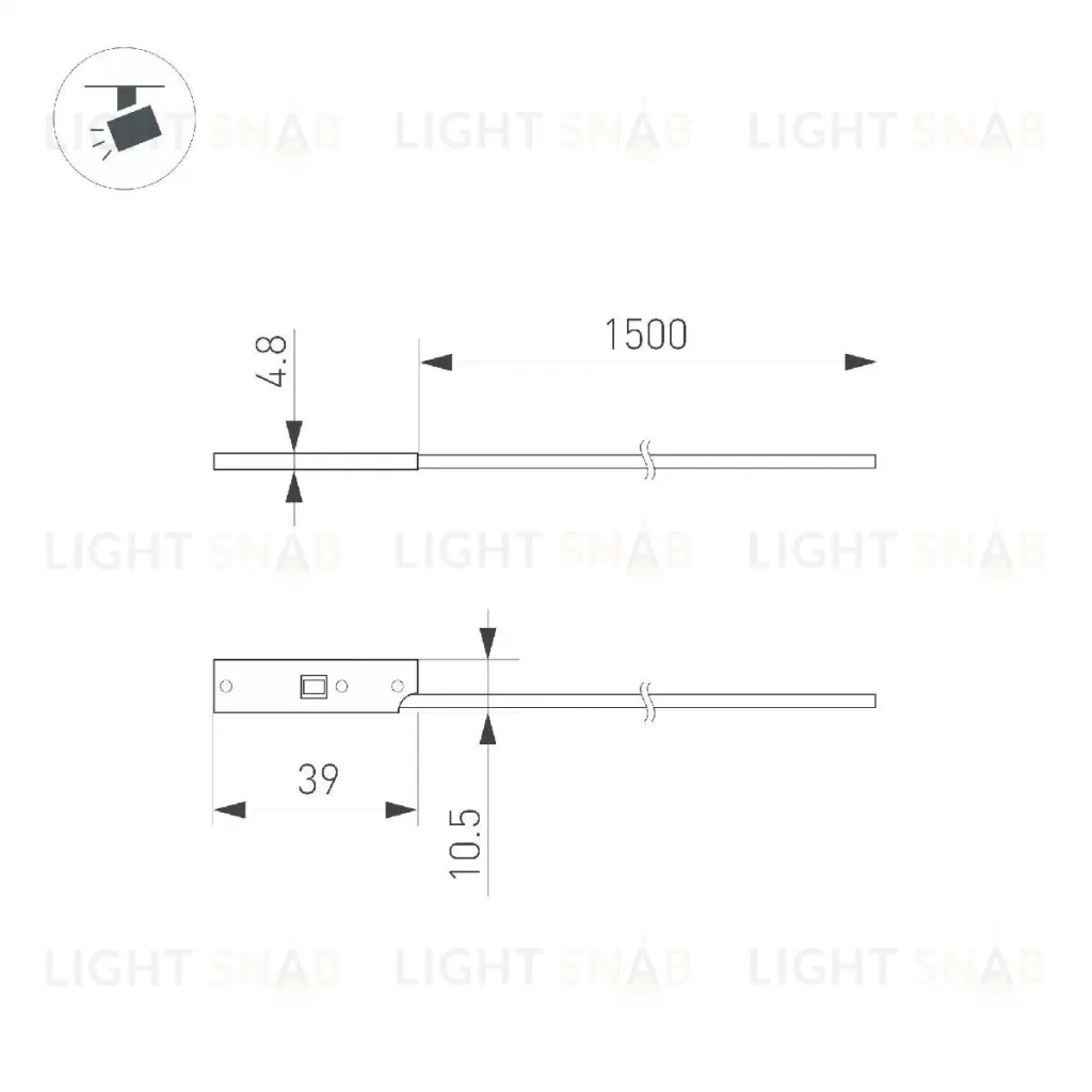 Коннектор питания Arlight MAG-MICROCOSM-CON-POWER (BK) 043052 043052